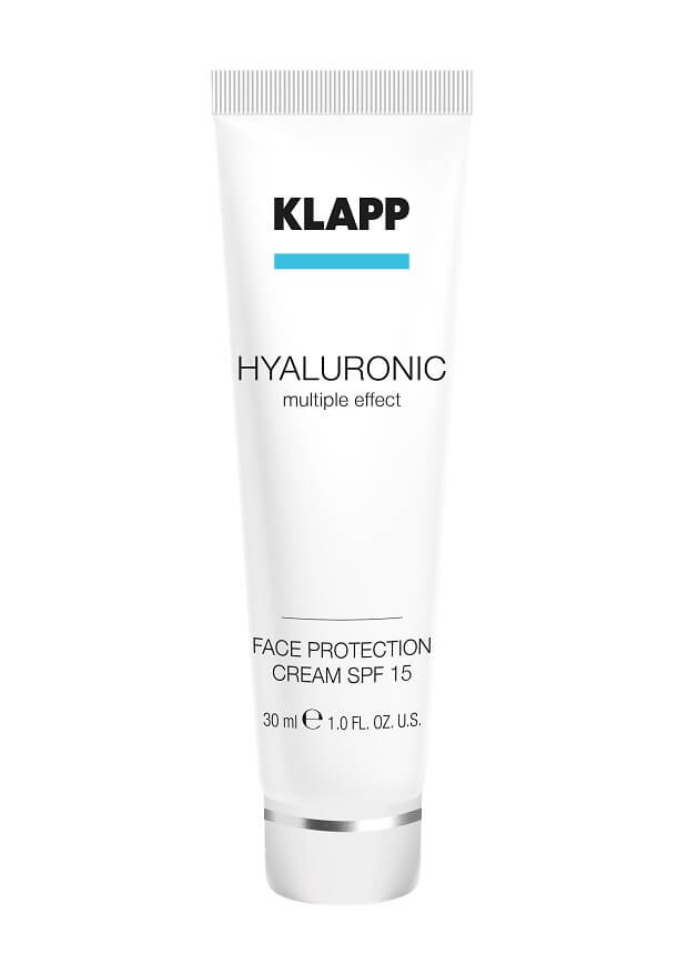 KLAPP Cosmetics Hyaluronic Face Protection Cream SPF 15, 30ml