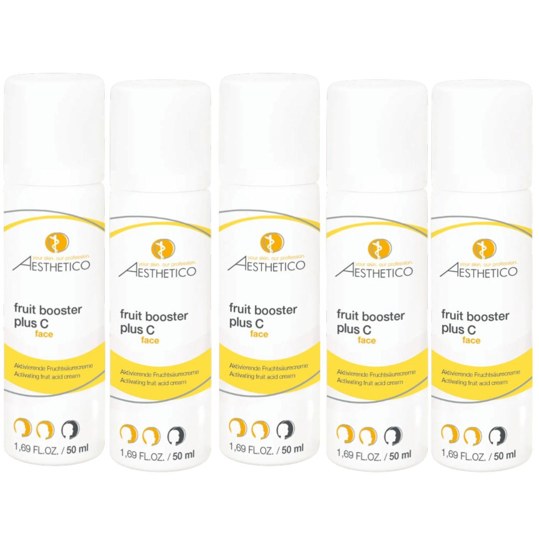 5er Pack - AESTHETICO fruit booster plus C, 50 ml  (5x50ml)