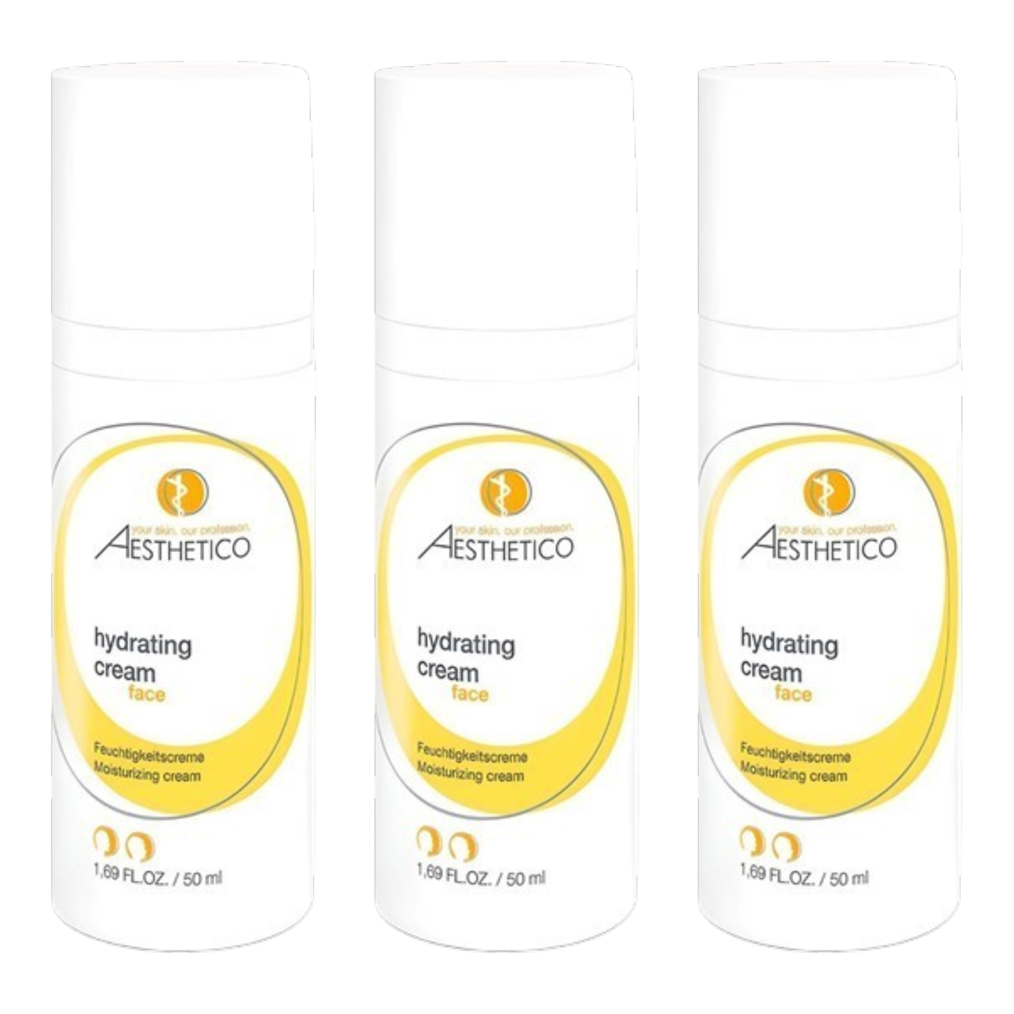 3er Pack - AESTHETICO hydrating cream 50ml (3x50ml)