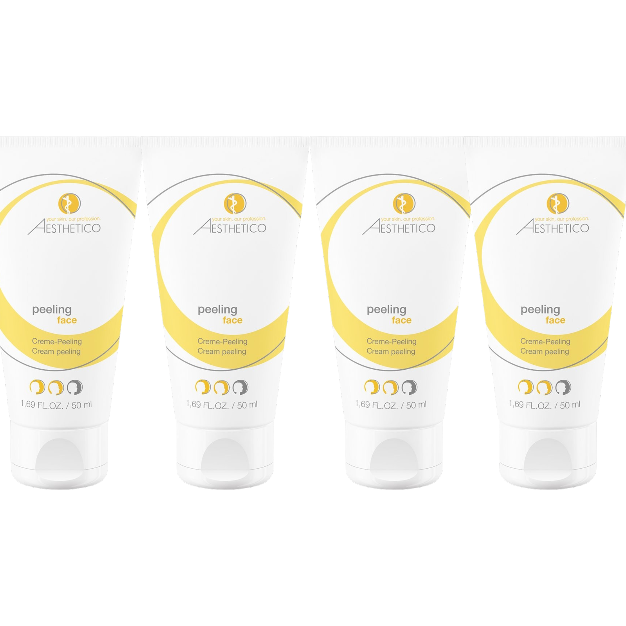 4er Pack - AESTHETICO peeling 50ml (4x50ml)
