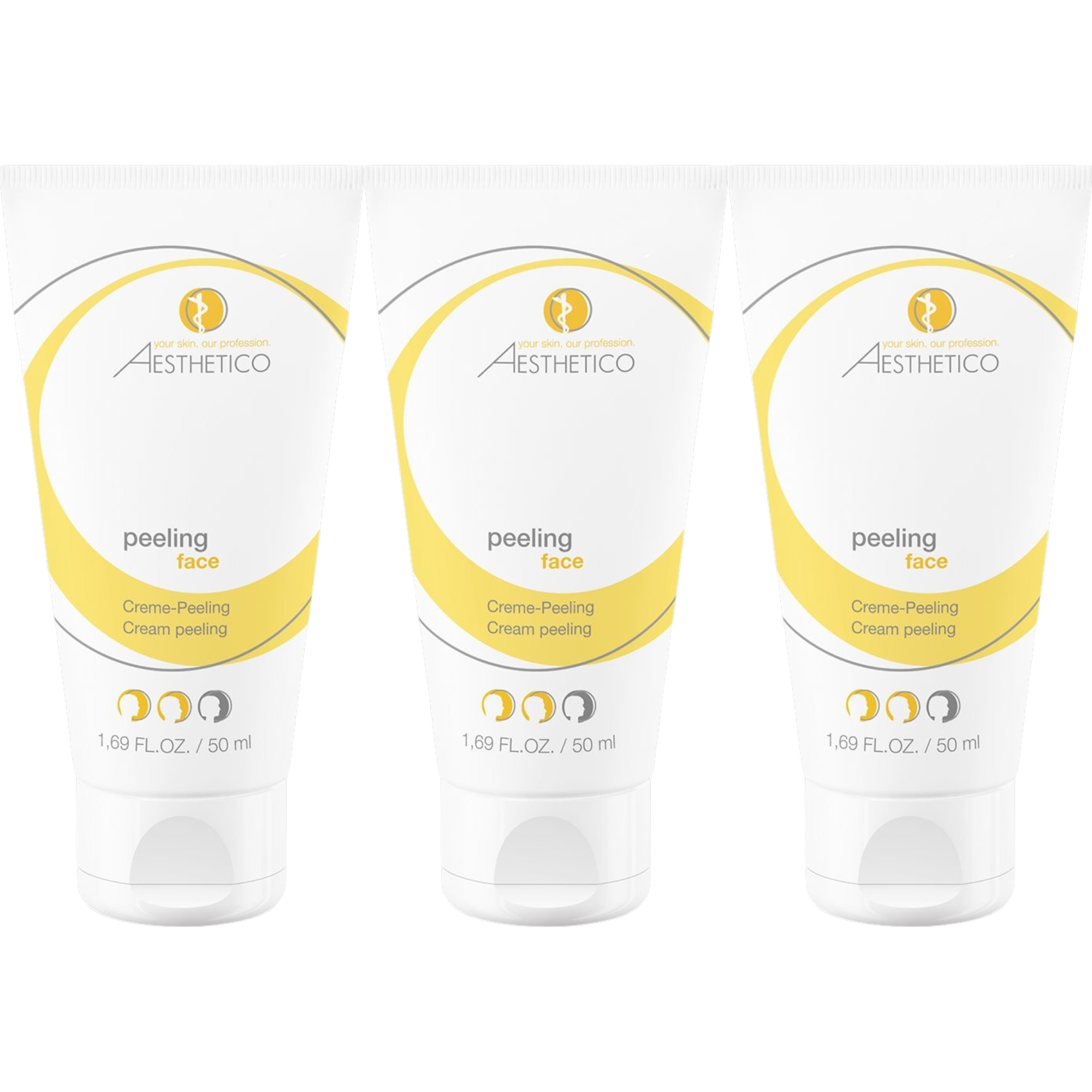 3er Pack - AESTHETICO peeling 50ml (3x50ml)