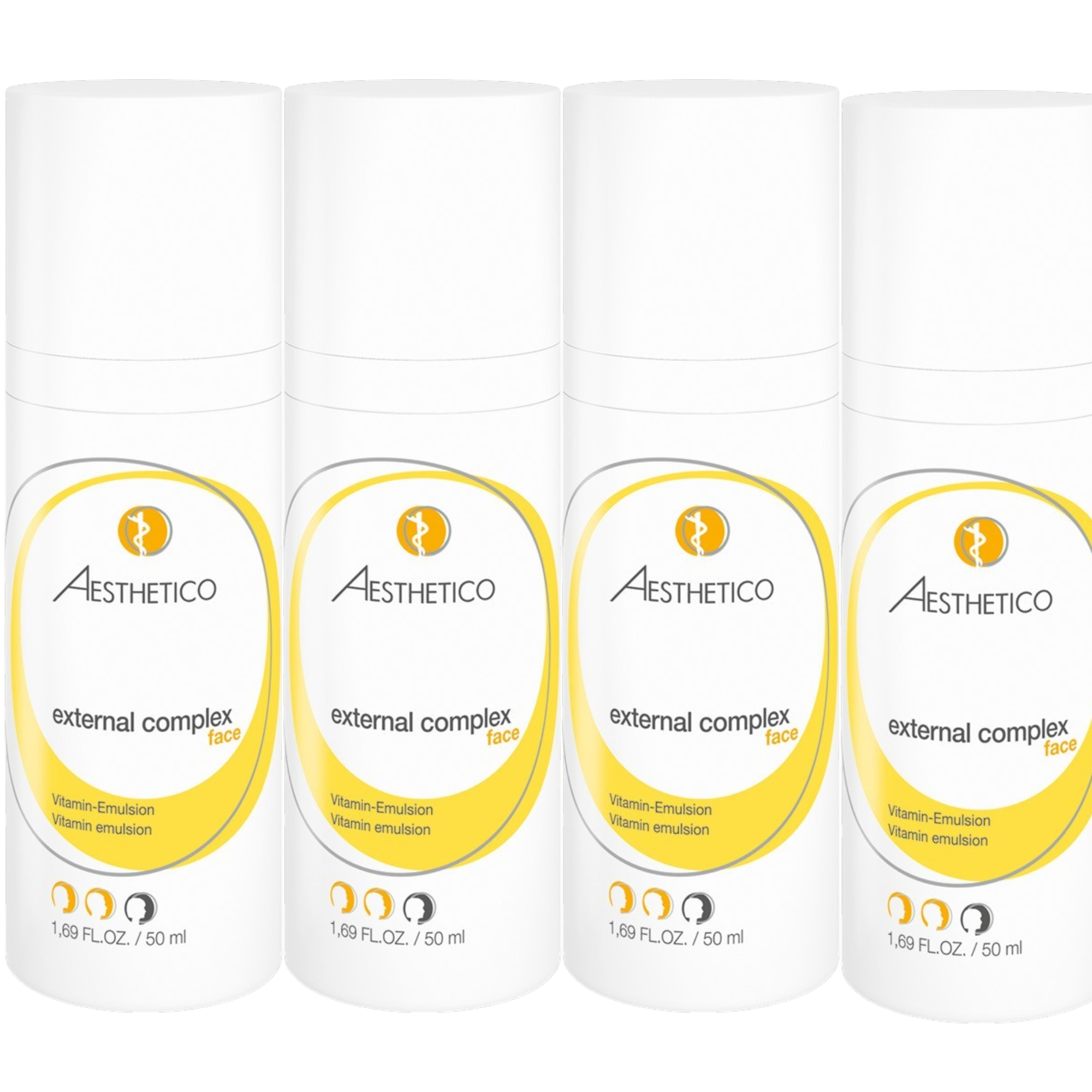 4er Pack - AESTHETICO external complex 50ml (4x50ml)