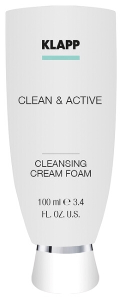 KLAPP Cosmetics Clean & Active Cleansing Cream Foam 100ml