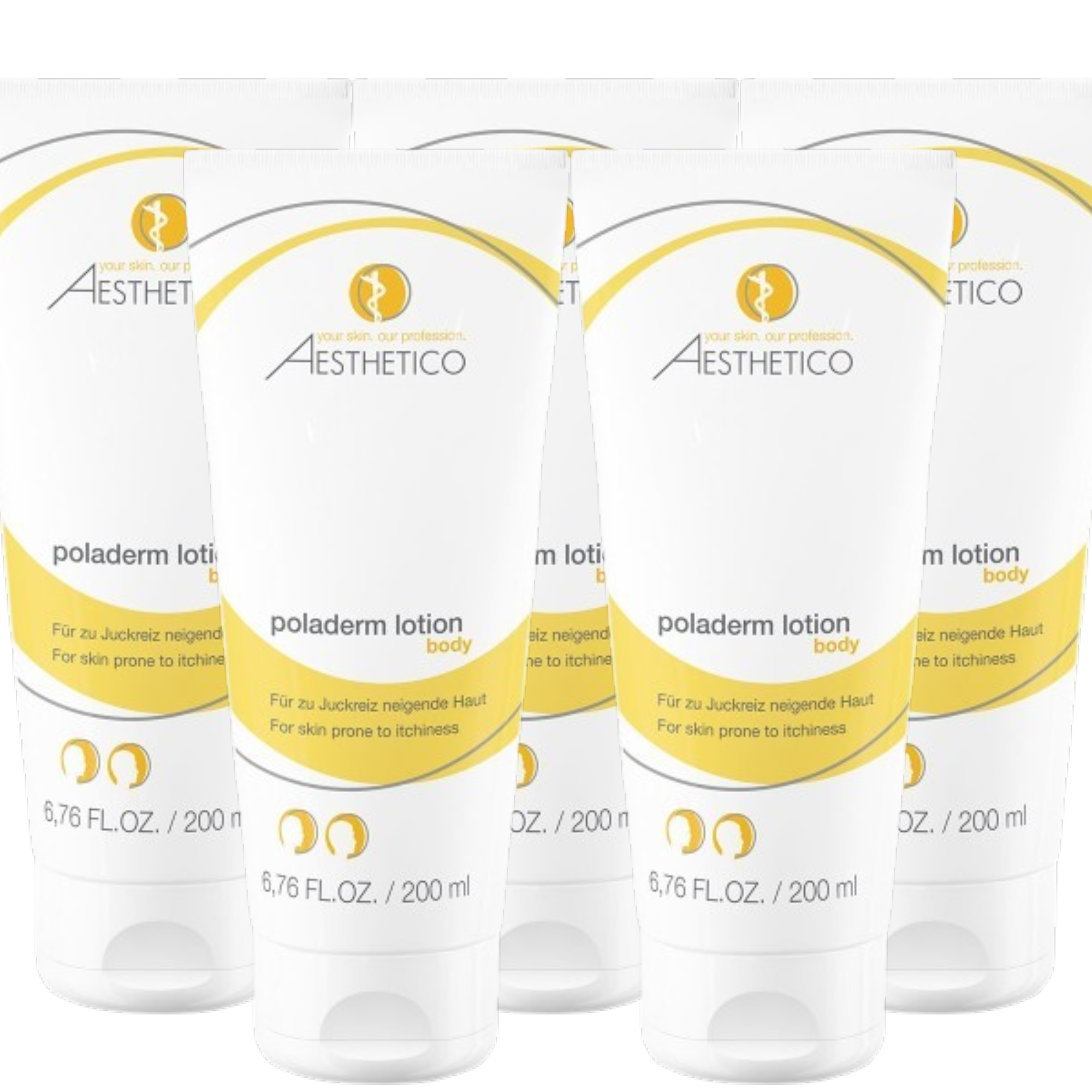 5er Pack - AESTHETICO poladerm lotion 200ml