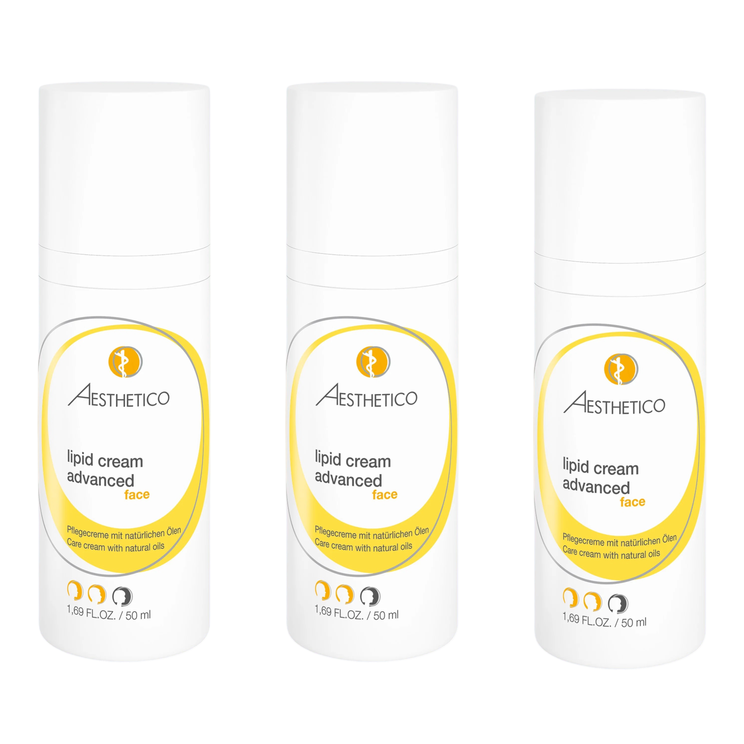 3er Pack - AESTHETICO lipid cream advanced 50ml (3x50ml)