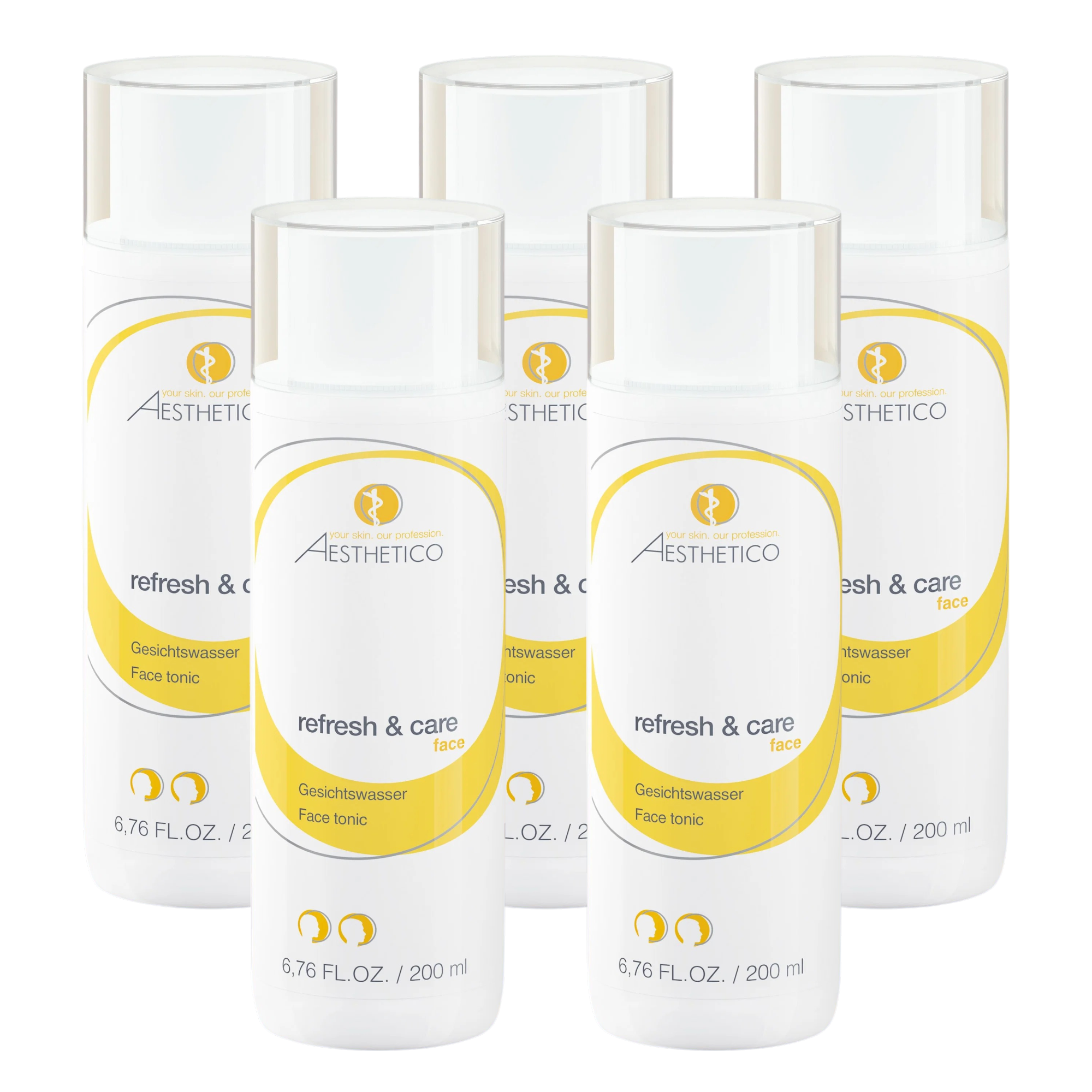 5er Pack - AESTHETICO refresh & care 200ml  (5x200ml)