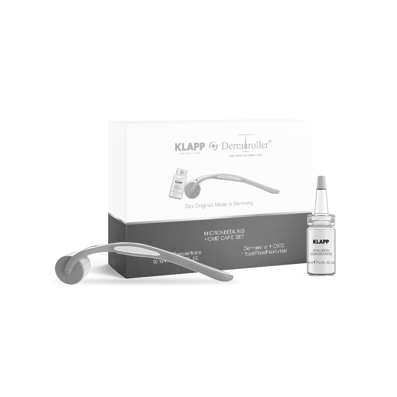 KLAPP Cosmetics Dermaroller Microneedling Home Care Set