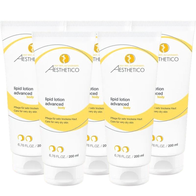 5er Pack - AESTHETICO lipid lotion advanced 200ml