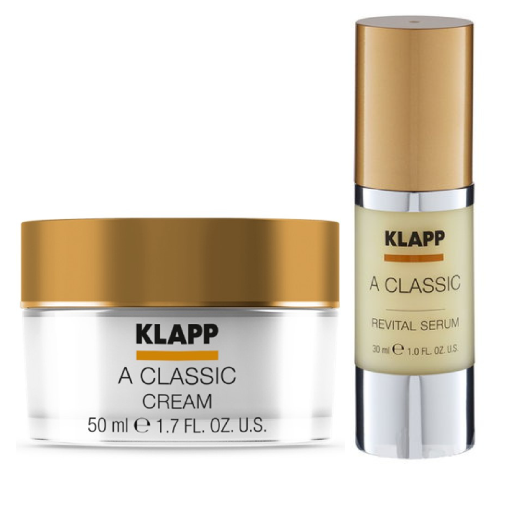 KLAPP Cosmetics A Classic Revital Serum + A Classic Cream Set 80ml