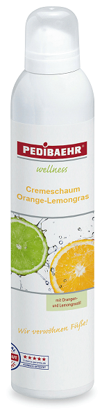 PEDIBAEHR Cremeschaum Orange-Lemongras 300ml