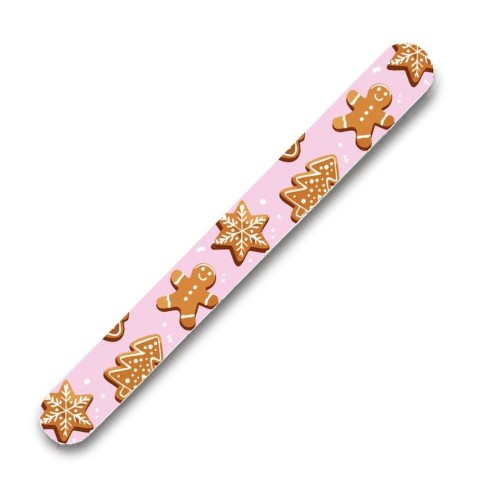 Camillen 60 Nagelfeile Weihnachten Motiv Lebkuchen, rosa, (150/220) 1 Stk.
