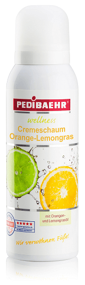 PEDIBAEHR Cremeschaum Orange-Lemongras 125ml