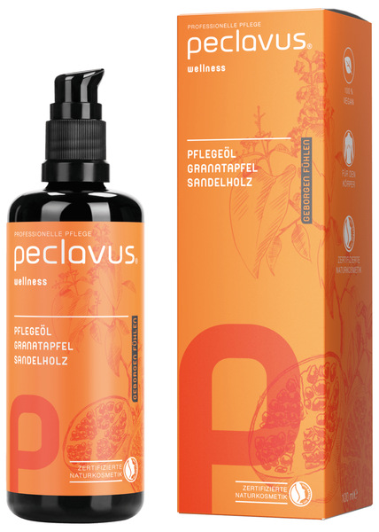 Peclavus Wellness Pflegeöl Granatapfel Sandelholz 100ml