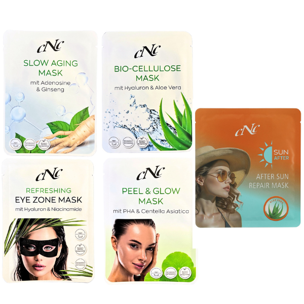 SET - CNC Cosmetic Masken 5 Stück