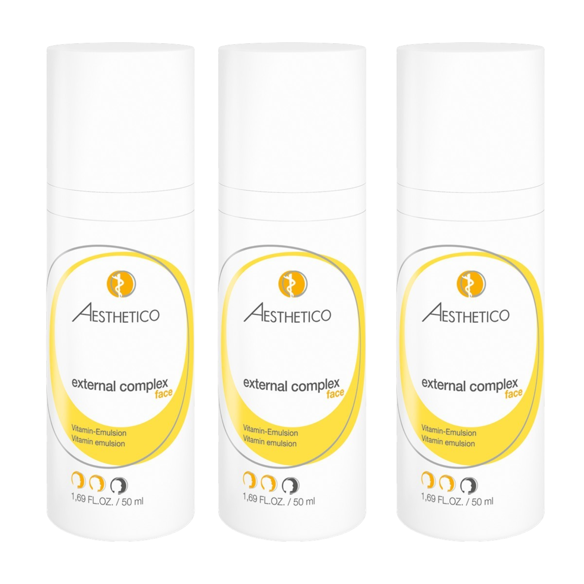 3er Pack - AESTHETICO external complex 50ml (3x50ml)
