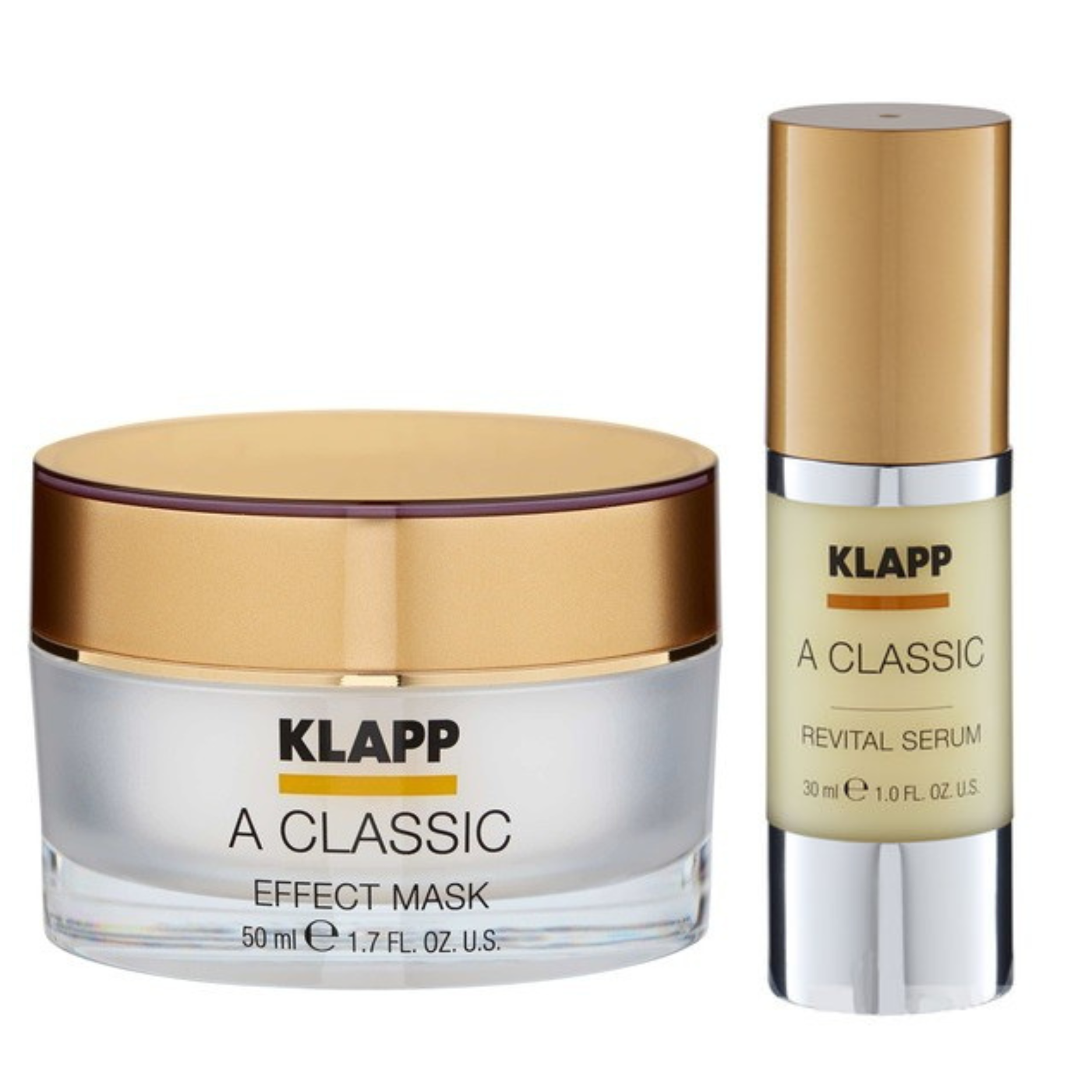 KLAPP Cosmetics A Classic Revital Serum + A Classic Effect Mask Set 80ml