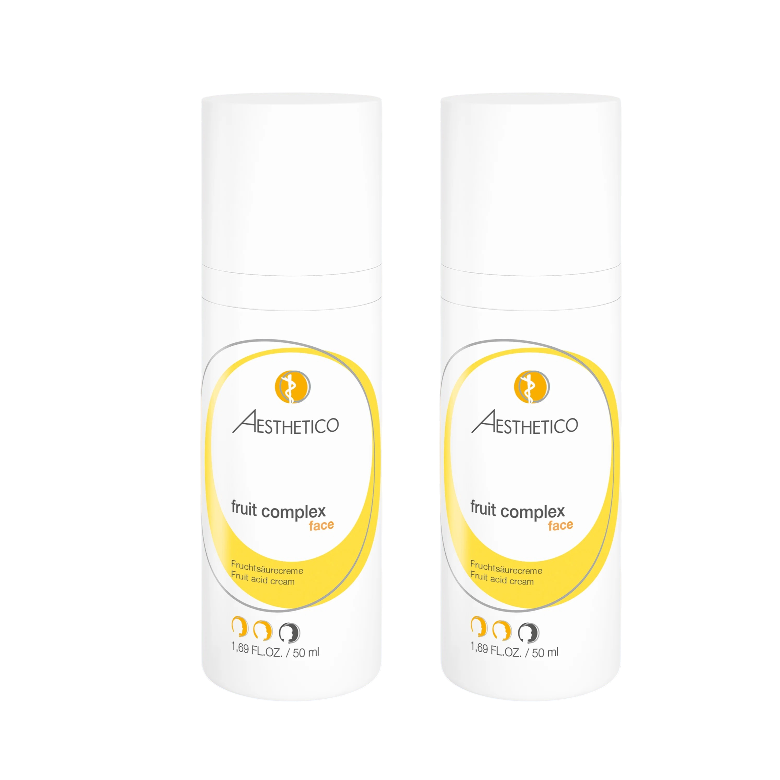 2er Pack - AESTHETICO fruit complex Fruchtsäurecreme, 50ml (2x50ml)