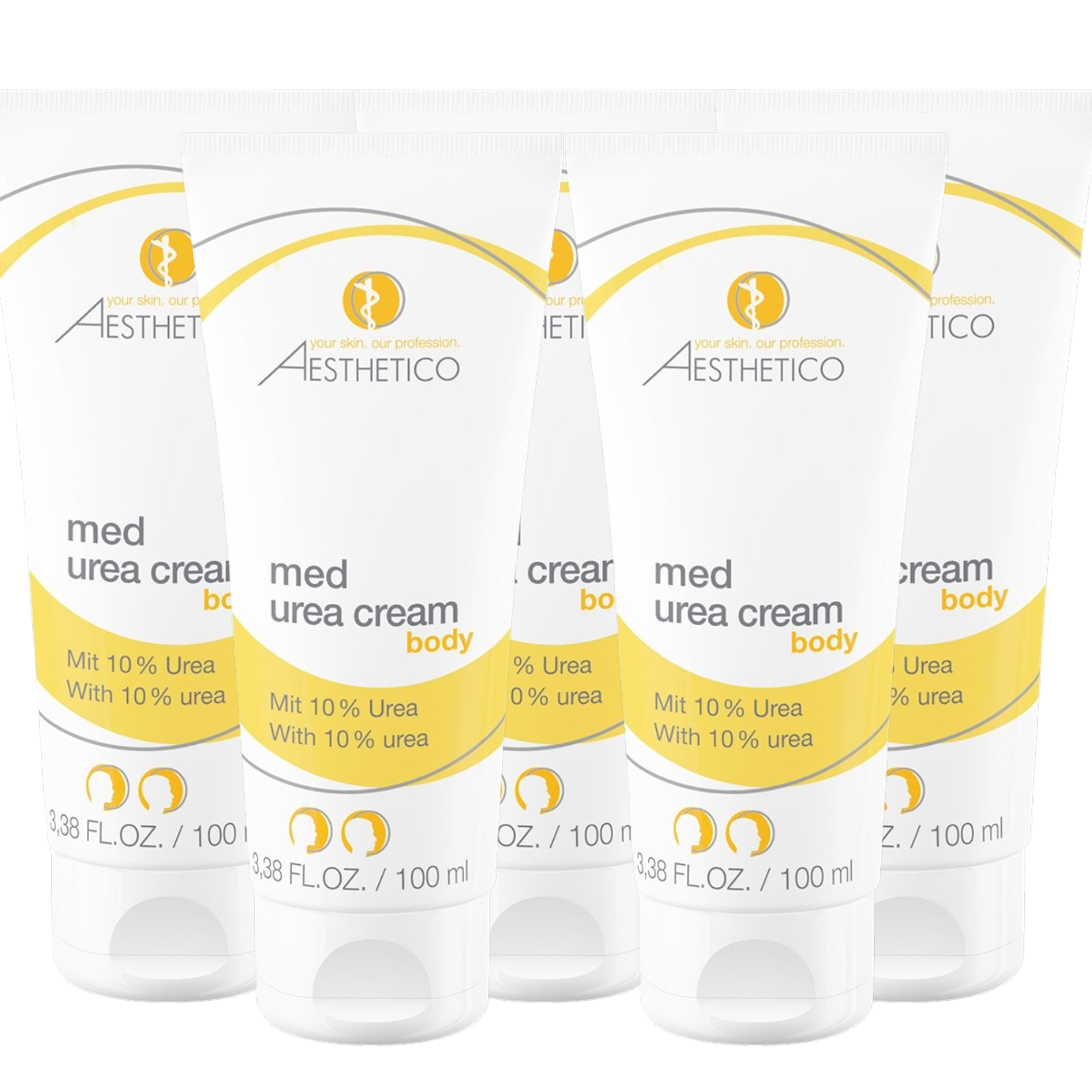 5er Pack - AESTHETICO med urea cream 100ml (5x100ml)