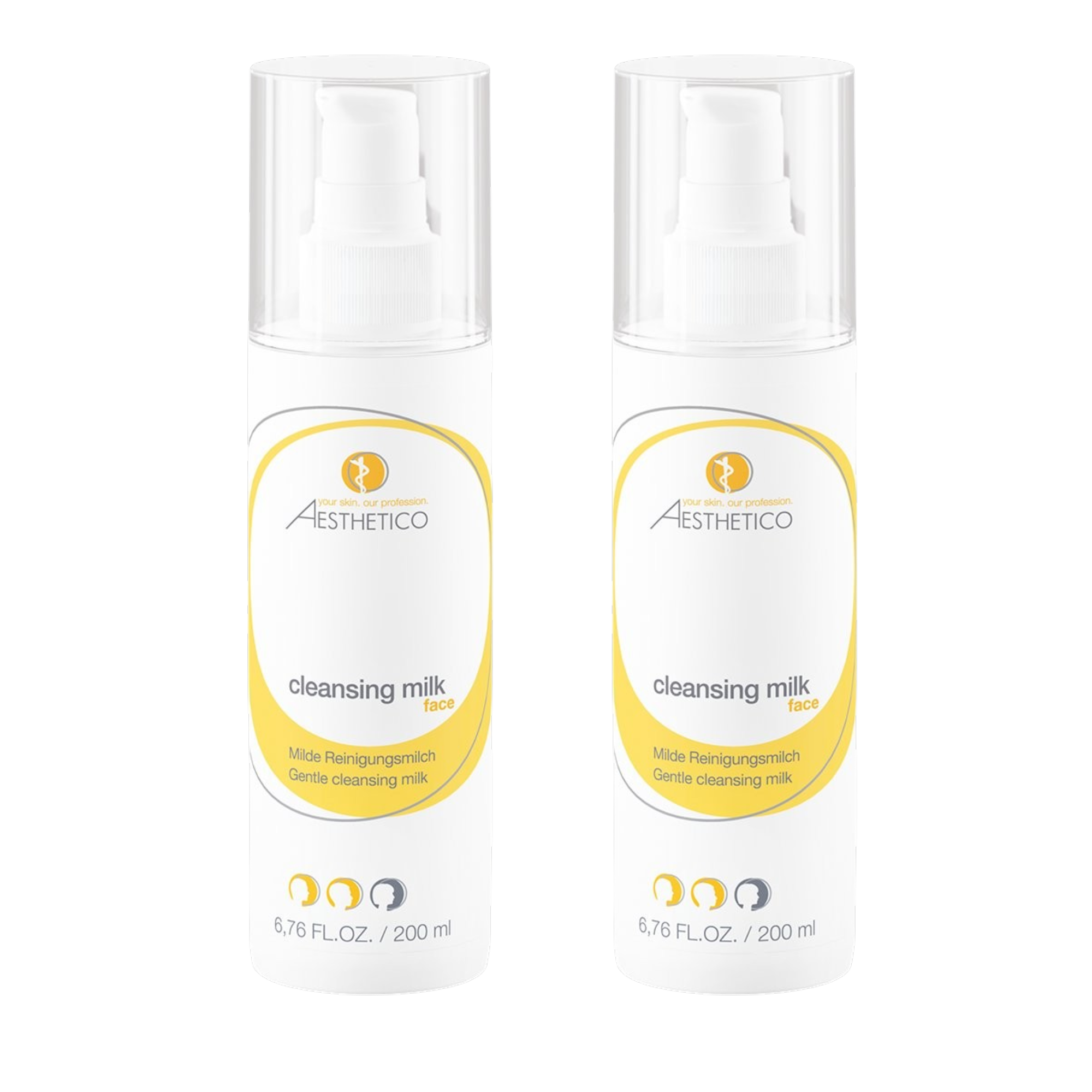 2er Pack - AESTHETICO cleansing milk 200ml (2x200ml)