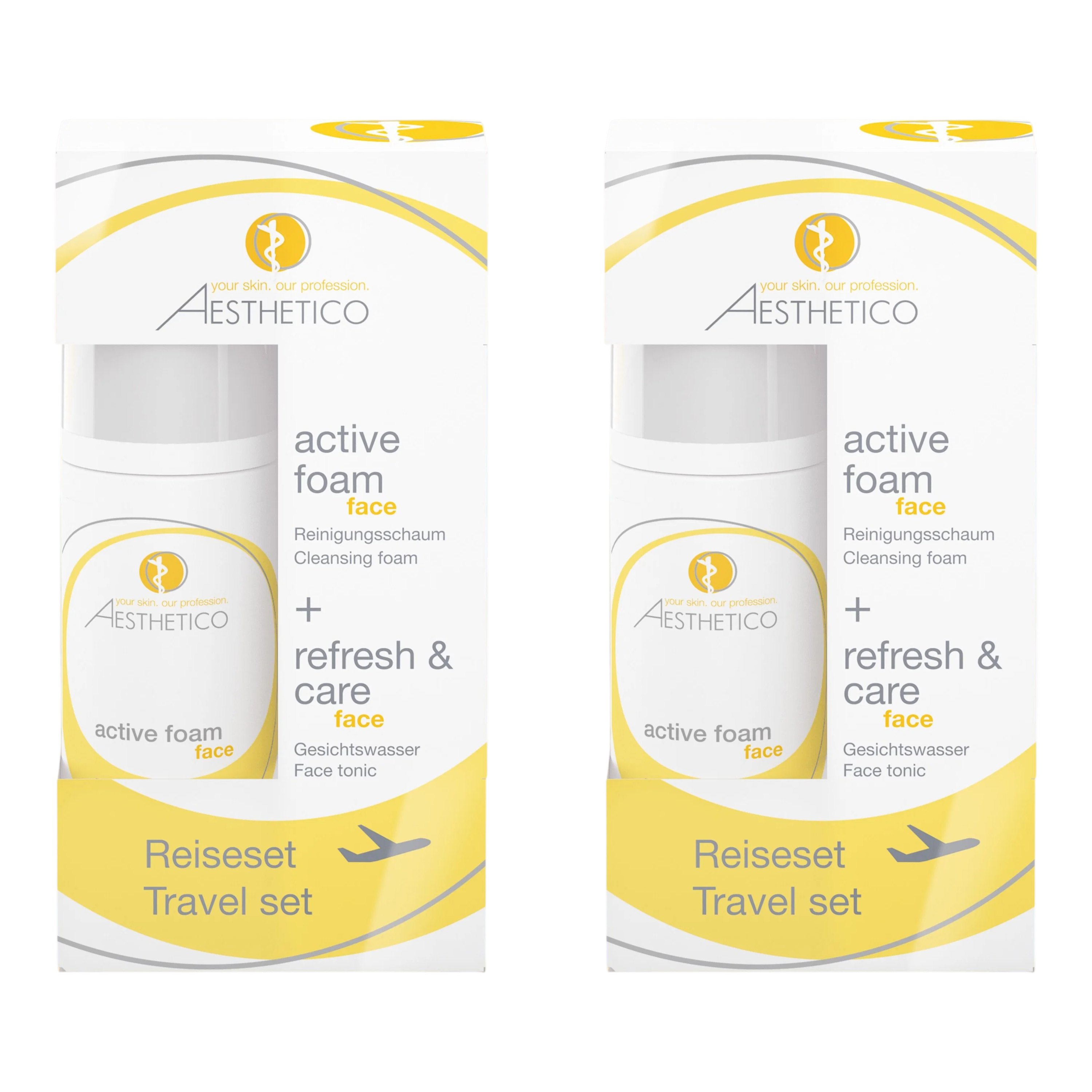 2er Pack - AESTHETICO Reiseset 100ml (2x100ml)